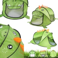 NAMIOT SAMOROZKŁADAJĄCY DLA DZIECI DOMEK DO DOMU I OGRODU ZIELONY DINOZAUR