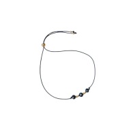 Bransoletka Handmade Na Sznurku Turmalin Kamienie Naturalne