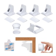 MAGNETYCZNE ZABEZPIECZENIA DO SZAFEK 4 szt Blokada Mebli Szuflad dla Dzieci