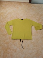 ŻÓŁTA BLUZKA Z WIĄZANIEM SOLAR rozm. 38