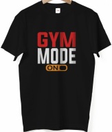 T-SHIRT NA SIŁOWNIĘ MĘSKA KOSZULKA PREZENT Z NADRUKIEM BAWEŁNA TRENING GYM