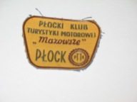PŁOCKI KLUB TURYSTYKI MOTOROWEJ MAZOWSZE PŁOCK PTTK naszywka