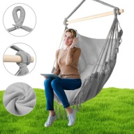 FOTEL WISZĄCY KRZESŁO BRAZYLIJSKIE HUŚTAWKA HAMAK OGRODOWY NA BALKON BOHO