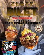 Złoty Bilet do Berollo - czyli 365 dowolnych kebsów na cały rok !