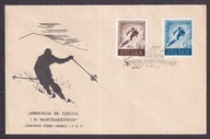 1957 Memoriał Bronisława Czecha Fi 858ab FDC rzadka koperta
