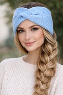 Opaska turban, dwuwarstwowa – miękka, ciepła, Handmade Jesień, Zima