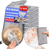 Ściereczka druciana do czyszczenia naczyń trudnych zabrudzeń 12 SZTUK