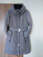 Kurtka Puchowa z kapturem stan bdb. F&F r. 38