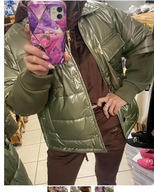 Kurtka damska wiosna jesień oliwka pl bella done