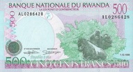 Rwanda - 500 Francs - 1998 - P26 - St.1