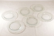 WYJĄTKOWE SZKLANE TALERZE DO CIAST KOMPLET ZOBACZ!