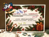 Tablica Polregio "Kamieńczyk" z przejazdu mikołajkowego - PAKIET PLATYNOWY