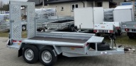 Przyczepa do przewozu minikoparki GEWE typ P3500E/3 dł. 299 x szer 160 cm