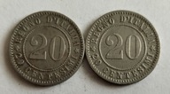 moneta Włochy 20 centesimi 1894