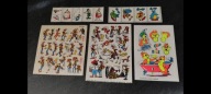 Naklejki PRL Lucky Luke,Chip i Dale,Wuzzle,Asterix i Obeliks