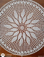 Serwetka .szydełk.na obręczy met.35 cm