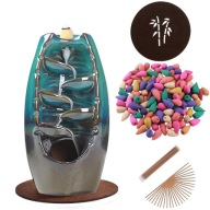 AROMATLY KOMINEK CERAMICZNY ZAPACHOWY KADZIDŁO WODOSPAD +120 KNOTY PREZENT