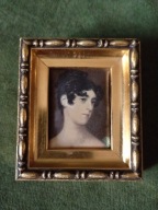 Piękna miniatura na materiale