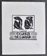 *KP* Połomski Wojciech - Ex Libris Mario dr. O. Marik, X3, 1980
