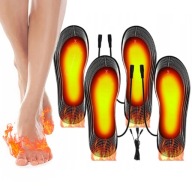 Podgrzewane wkładki do butów USB 55°C wodoodporne przycinane