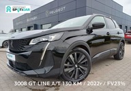 Peugeot 3008 65 GT Pack 130 KM Automat DEMO I wl. GWARANCJA FV23