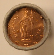 SAN MARINO 2004 - 2 EURO CENT 2004 SAN MARINO - ROLKA BANKOWA 50 SZTUK