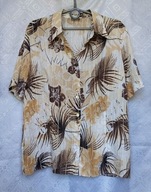 BLUZKA DAMSKA CHICC BEŻ-BRĄZ- BIEL 46-48-50