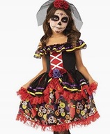 Śmierć Meksykanka / Kostium Strój Karnawałowy / L / 8-10 lat