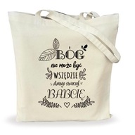 Torba eko bawełniana zakupy prezent dzień BABCI