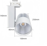 HALOGEN LED LAMPA NAŚWIETLACZ PLAC PARKING PODJAZD HALE 30W 4000K ORO33124