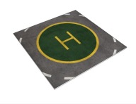 Podstawka Lądowisko Helikopterów HF4844 skala 1:48 roz.20x20cm PCV 3mm