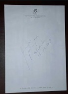 Marek Piekarczyk TSA OKOLICZNOŚCIOWY Autograf Oryginał UNIKAT