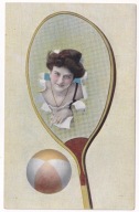Tenis Tenisistka rakieta ok.1915r. d043