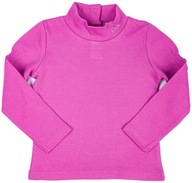 RÓŻOWA BLUZKA DZIEWCZĘCA BLUZA T-SHIRT DLA DZIEWCZYNKI RÓŻ 86 cm 18m+