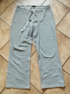 SPODNIE DRESOWE MĘSKIE BAWEŁNIANE SZARE R.M/L