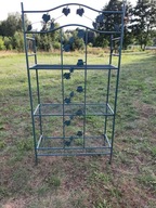 REGAŁ SZAFKA OGRODOWA BALKONOWA loft na książki rośliny kwietnik 150\80 CM