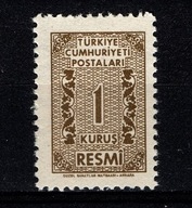 Turcja . Stary znaczek pocztowy / czysty