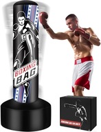 WOREK DMUCHANY TRENINGOWY ZESTAW BOKSERSKI STOJĄCY 1,8M RĘKAWICE