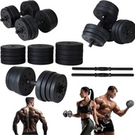 HANTLE BITUMICZNE Zestaw FUNFIT 2x10kg CIĘŻARY 20kg