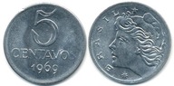 Brazylia 5 Centavos - 1969r ... Monety
