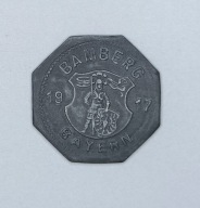 BAMBERG - 10 pfennig 1917 - cynk / niemagnetyczna