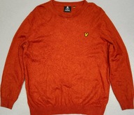 Wr) LYLE & SCOTT MĘSKI SWETER BAWEŁNA/ WEŁNA Roz.XL/XXL