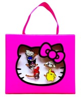 Pierścionki dla Dzieci 5 szt. HELLO KITTY AND FRIENDS KUROMI CINNAMOROLL