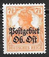 &&OKUPACJA NIEMIECKA (ON) ROCZNIK 1916 Fi 20b** gw/opis - PRZEDRUKOWE