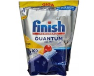 Finish Quantum All in 1 Kapsułki do Zmywarki Lemon 100 sztuk