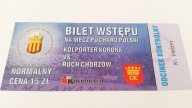 bilet KORONA Kielce - RUCH Chorzów 02.08.2003