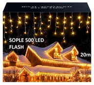 Kurtyna Świetlna LED GALAXIA Sople 301–500 Lampek Świątecznych