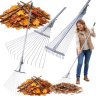 BRADAS GRABIE METALOWE REGULOWANE 19-55CM DO LIŚCI TRAWY OGRODOWE WYDAJNE