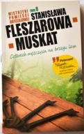 Czterech mężczyzn na brzegu lasu Stanisława Fleszarowa-Muskat