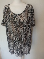 Bexleys duża damska zwiewna bluzka koszulka r 50